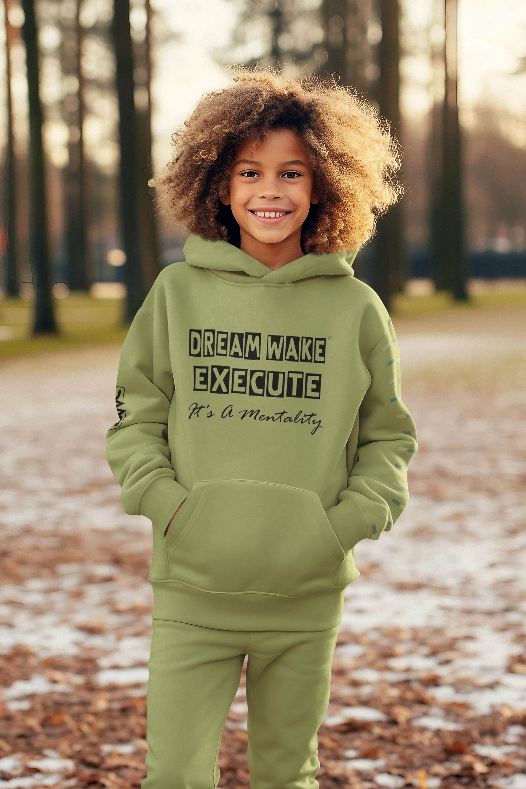 Unisex Kids Sweat Suit Block Style