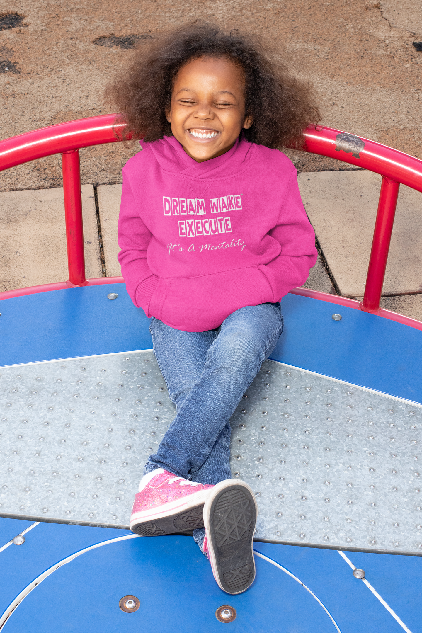 Unisex Kids Hoodie Block Style