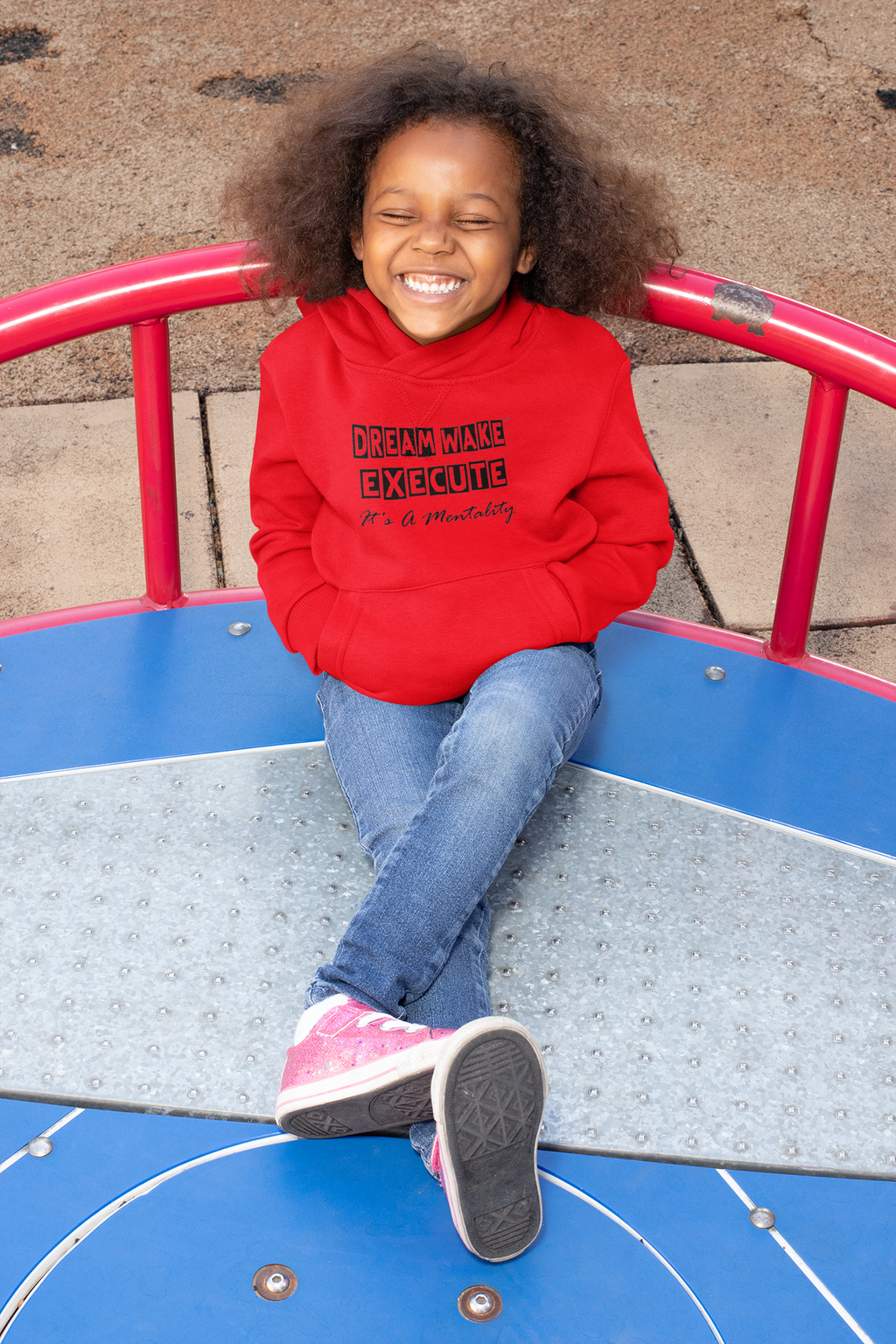 Unisex Kids Hoodie Block Style