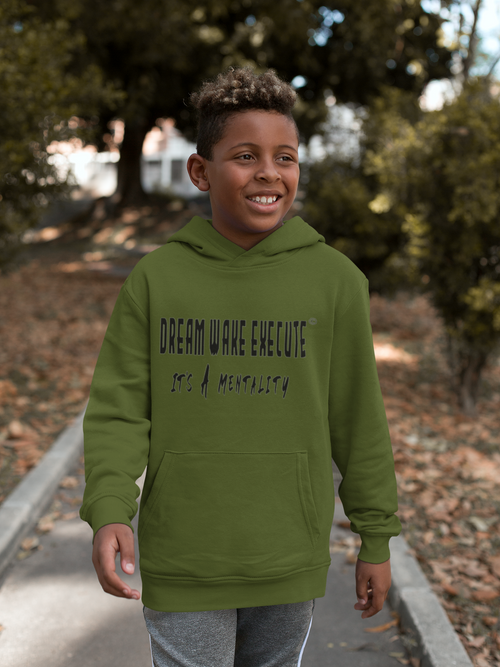 Kids Hoodie Dream Wake Execute