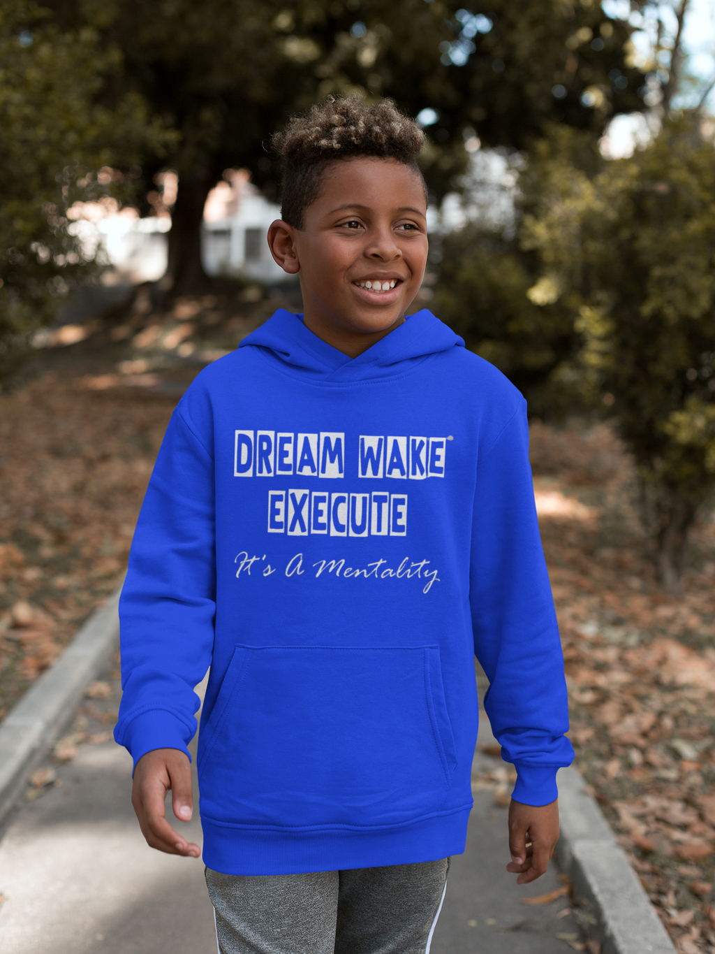 Unisex Kids Hoodie Block Style