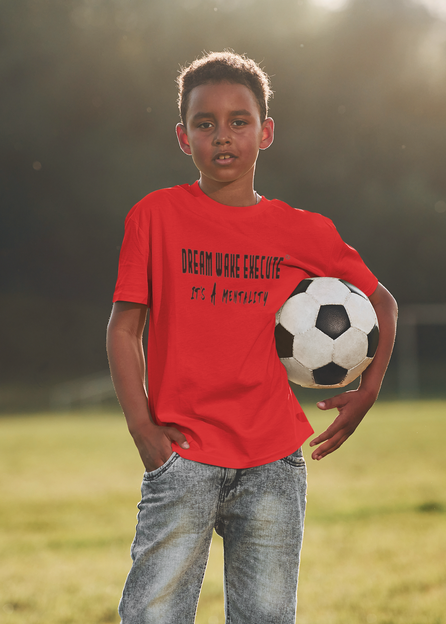 UNISEX KIDS TEE "Dream Wake Execute"
