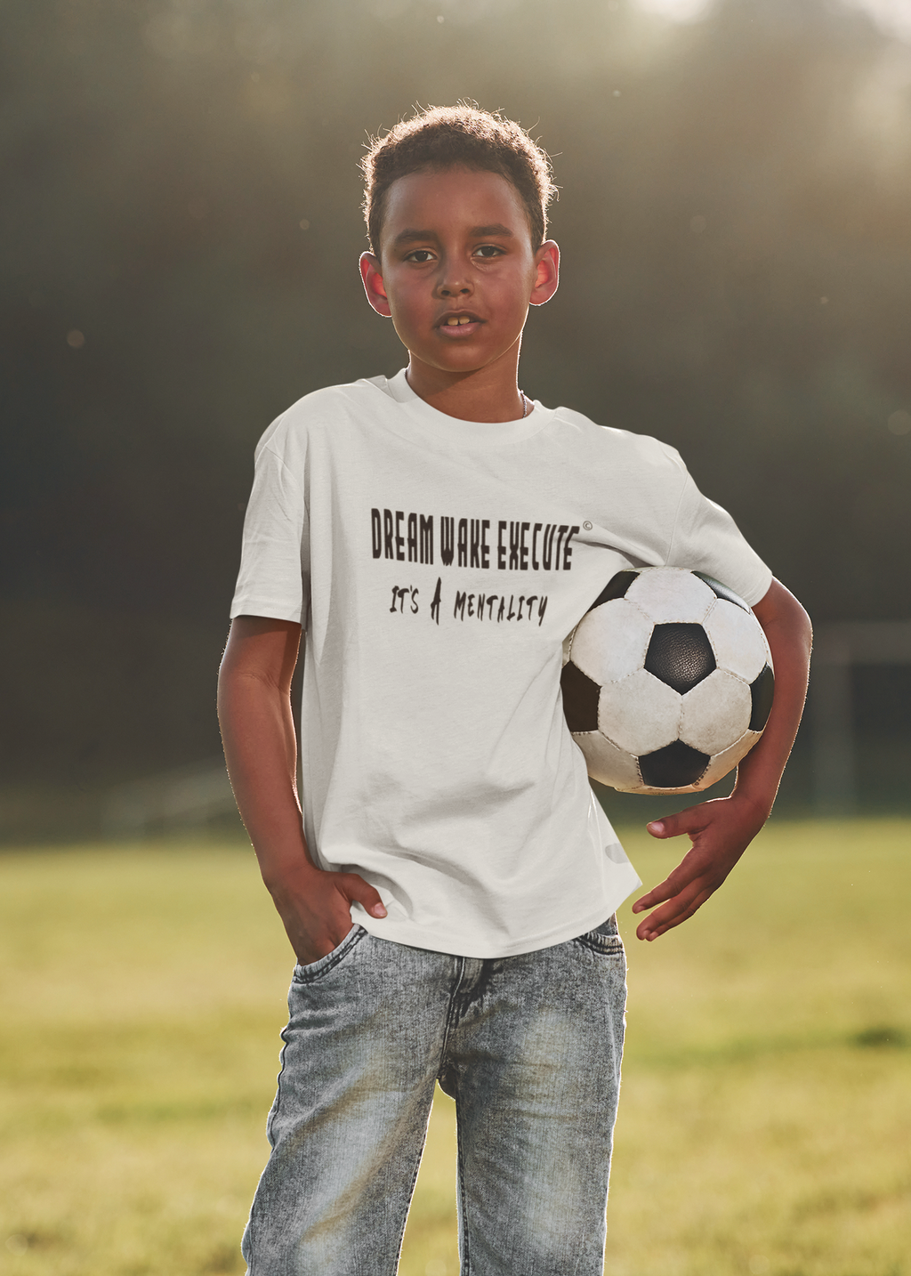UNISEX KIDS TEE "Dream Wake Execute"
