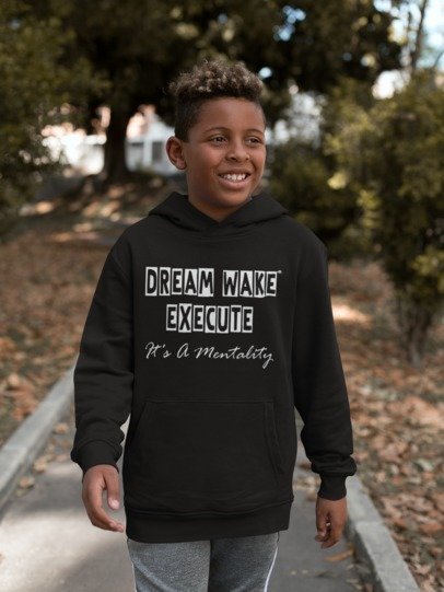 Unisex Kids Hoodie Block Style