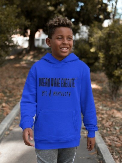 Kids Hoodie Dream Wake Execute